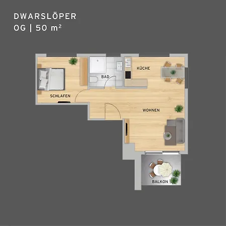 Apartmán Winkelschiffchen V Im Ortszentrum *